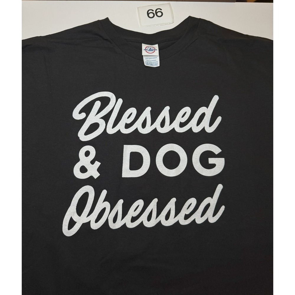 Blessed & Dog Obsessed‎ Long Sleeve Shirt Black Size 3XL